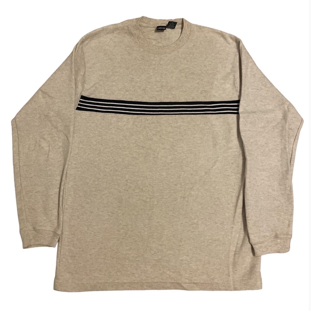 Vintage Cherokee striped tan pullover sweater